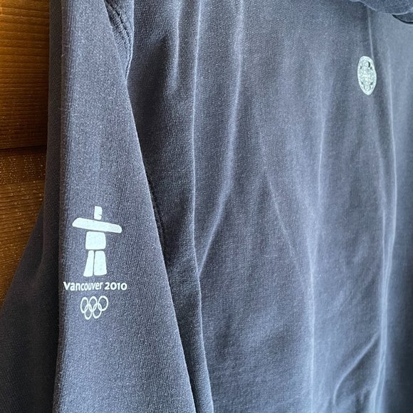 Vancouver 2010 Olympics Hoodie, Size L, Navy Blue, Classic - Picture 9 of 11